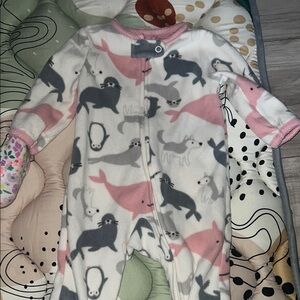 Carter's Cozy Animal Print Baby Sleeper